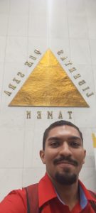 Thiago Duarte, estudante do curso de sistema endocanabinoide da UFSJ