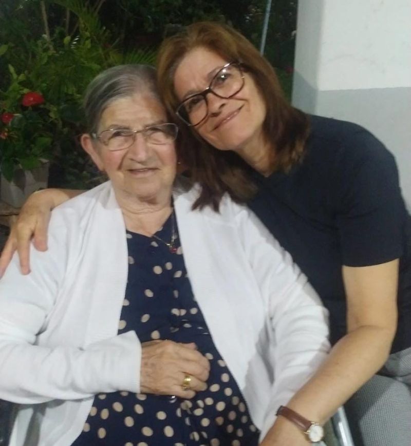 Dona lindaura e Stella nogueira